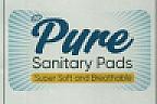 BG PURE SANITARY PADS (and logo) trademark logo