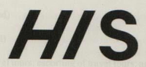 HIS (and logo) trademark logo