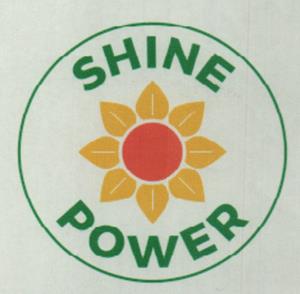 SHINE POWER (and logo) trademark logo
