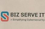 BIZ SERVE IT >SIMPLIFYING CYBERSECURITY (and logo) trademark logo