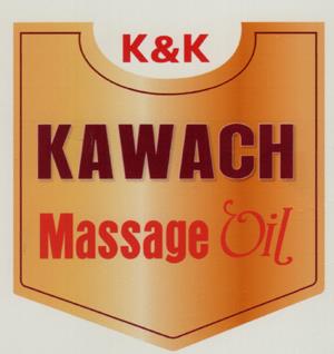 K&K KAWACHA MASSAGE OIL (and logo) trademark logo