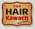 K&K HAIR KAWACHA (and logo) trademark logo