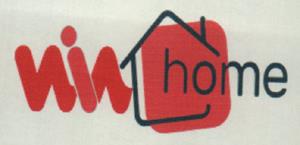 WIN HOME (and logo) trademark logo