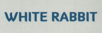 WHITE RABBIT (and logo) trademark logo