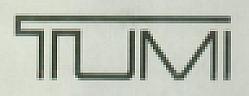 TUMI (and logo) trademark logo
