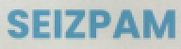 SEIZPAM (and logo) trademark logo