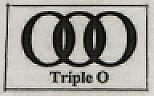 TRIPLE 0 (and logo) trademark logo