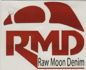 RMD RAW MOON DENIM (and logo) trademark logo