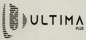 ULTIMA PLUS (and logo) trademark logo