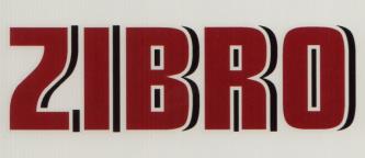 ZIBRO (and logo) trademark logo
