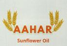 AAHAR SUNFLOWER OIL (and logo) trademark logo