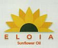 ELOIA SUNFLOWER OIL (and logo) trademark logo