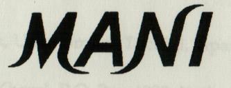 MANI (and logo) trademark logo