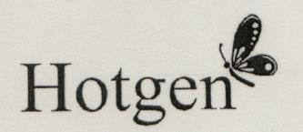 HOTGEN (and logo) trademark logo