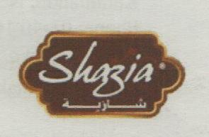 Shazia (and logo) trademark logo