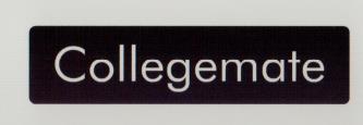 COLLEGEMATE (and logo) trademark logo