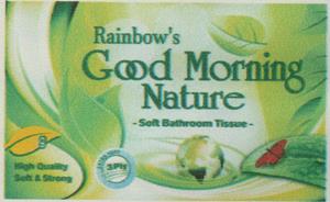 RAINBOW'S GOOD MORNING NATURE (and logo) trademark logo