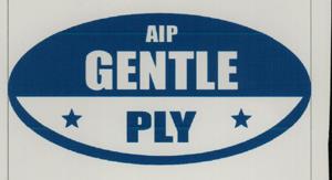 AIP GENTLE PLY (and logo) trademark logo