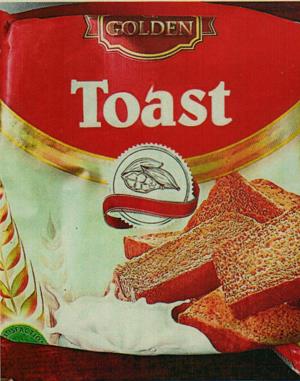 GOLDEN TOAST (and logo) trademark logo