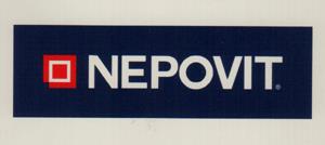 NEPOVIT (and logo) trademark logo