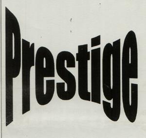 PRESTIGE (and logo) trademark logo
