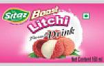 SITAZ BOOST LITCHI FLAVOUR DRINK (and logo) trademark logo