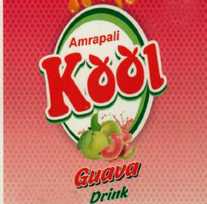 AMRAPALI KOOL GAUVA DRINK (and logo) trademark logo