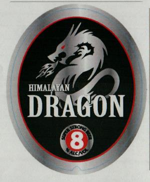 HIMALAYAN DRAGON SUPER STRONG (and logo) trademark logo