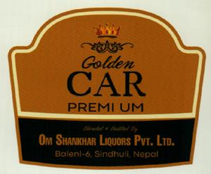 GOLDEN CAR PREMIUM (and logo) trademark logo