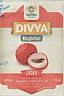DIVYA REGULAR LITCHI (and logo) trademark logo