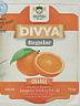 DIVYA REGULAR ORANGE (and logo) trademark logo