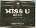 MISS U GOLD (and logo) trademark logo
