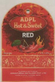 ADPL HOT & SWEET RED (and logo) trademark logo