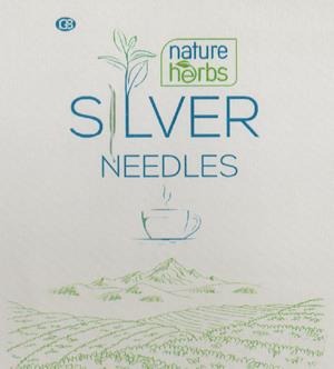 GB NATURE HERBS SILVER NEEDLES (and logo) trademark logo