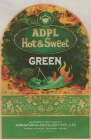 ADPL HOT & SWEET GREEN (and logo) trademark logo