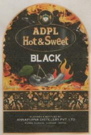 ADPL HOT & SWEET BLACK (and logo) trademark logo