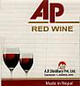 AP RED WINE (and logo) trademark logo