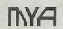 MYA (and logo) trademark logo