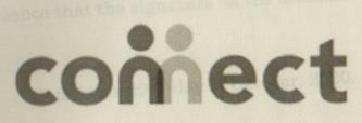 connect (and logo) trademark logo