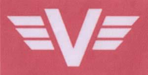 V (and logo) trademark logo