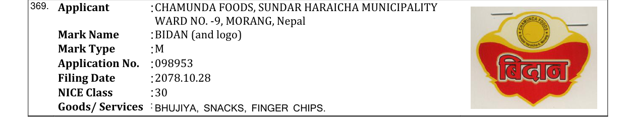 Original bulletin entry for BIDAN (and logo)