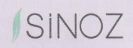 SINOZ (and logo) trademark logo