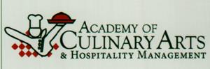 ACADEMY OF CULINARY ARTS & HOSPITALITY MANAGEMENT (and logo) trademark logo