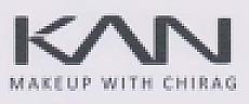KAN MAKEUP WITH CHIRAG (and logo) trademark logo