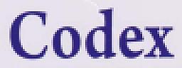 CODEX (and logo) trademark logo