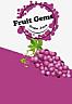 FRUIT GEMS (and logo) trademark logo