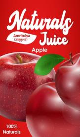 NATURALS AMRITULYA (and logo) trademark logo