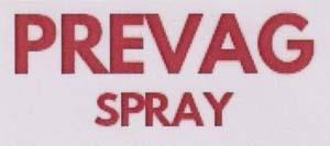 PREVAG SPRAY (and logo) trademark logo