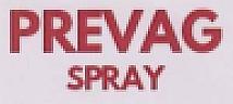PREVAG SPRAY (and logo) trademark logo