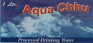 AQUA CHHU (and logo) trademark logo